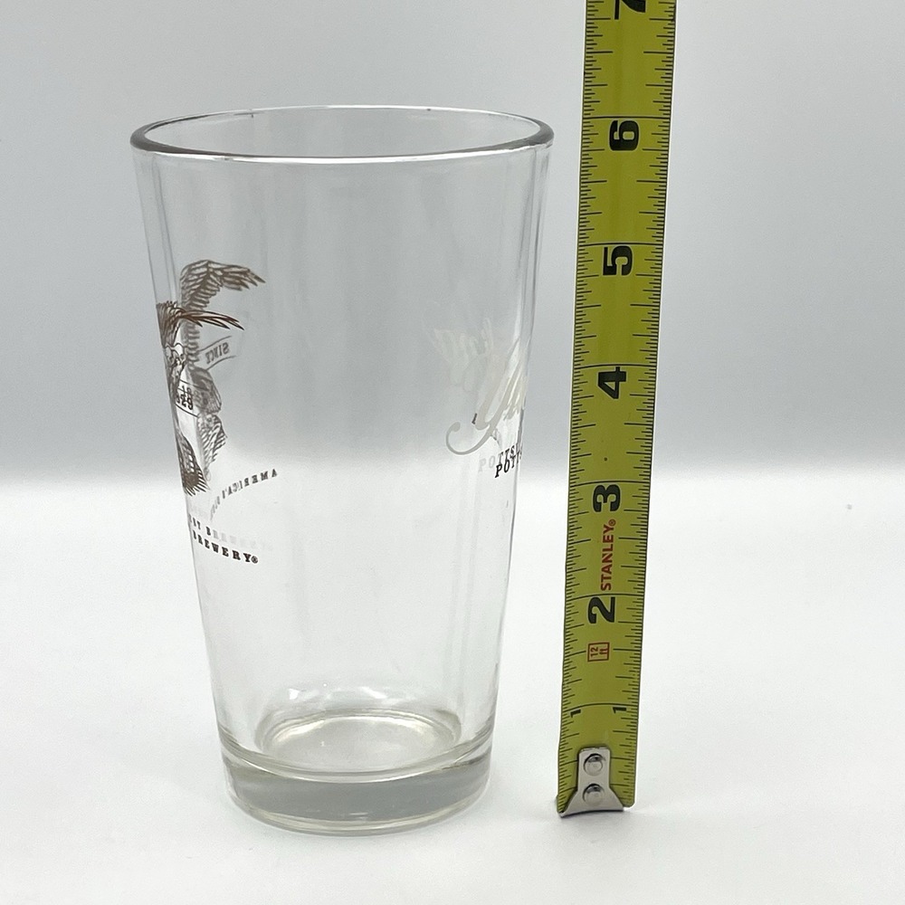 Yuengling Beer Pint Glass Eagle Logo Pottsville PA 6" "America's Oldest Brewery" - Picture 2 of 9